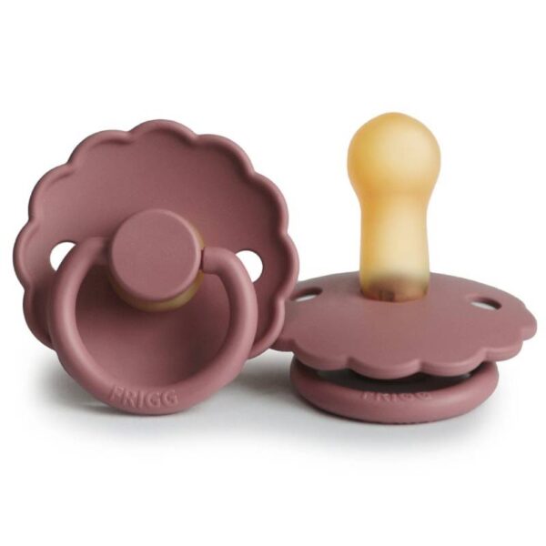 پستانک فریگ لاتکس سایز 2 گلبرگی رنگ Woodchuck