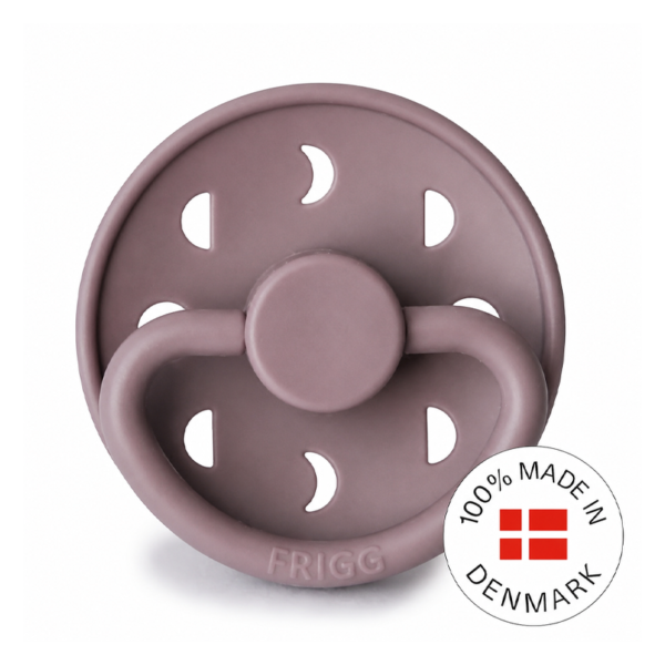 پستونک نوزاد فریگ لاتکس فاز ماه سایز 1 رنگ twilight mauve (بنفش گرگ و میش)