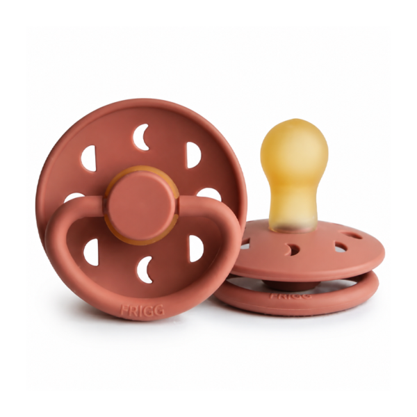 پستانک فریگ لاتکس فاز ماه سایز 0 تا 6 ماه رنگ clay