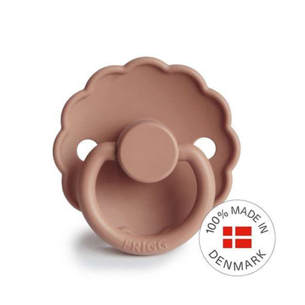 پستانک فریگ سیلیکونی گلبرگی سایز 0 تا 6 ماه رنگ Rose Gold