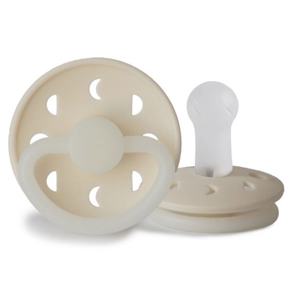 پستانک فاز ماه فریگ سیلیکونی سایز 0 تا 6 ماه رنگ Cream night